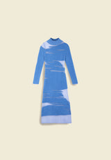 Sliding Doors Long Sleeve Knit Dress