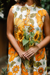 Easy Dress in Vintage Cream