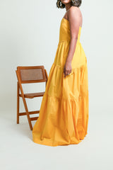 Tie Up Tiered Maxi