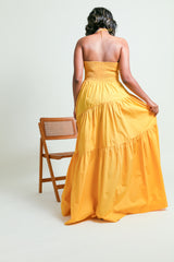 Tie Up Tiered Maxi
