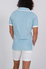 Zipper Terry Cloth Polo