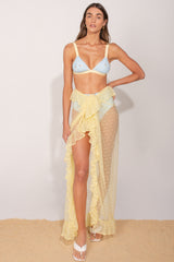 The Striped Umbrella Pareo - Yellow