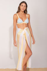 The Striped Umbrella Pareo - Yellow