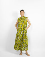 Easy Dress In Vintage Green