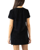 Anna Scoop Neck Mini Tee Dress