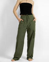 Nylon Cargo Pants