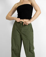 Nylon Cargo Pants