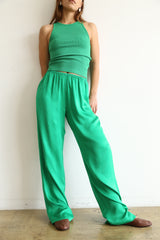 Silky simple pant