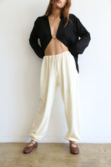 Silky baroque pearl top