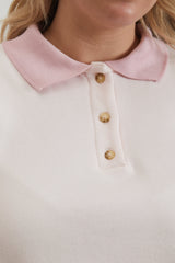 Vintage Fleece Polo Sweatshirt Pixie