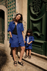 Dear Nin Seashell Short Set in Nile