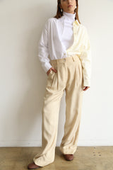 Pleated trouser