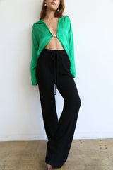 Silky baroque pearl top