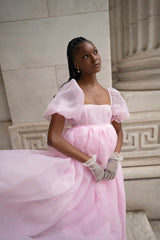The Angle Delight Puff Gown