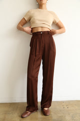 Pleated trouser