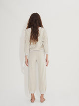Velour Raglan Top in Piedra