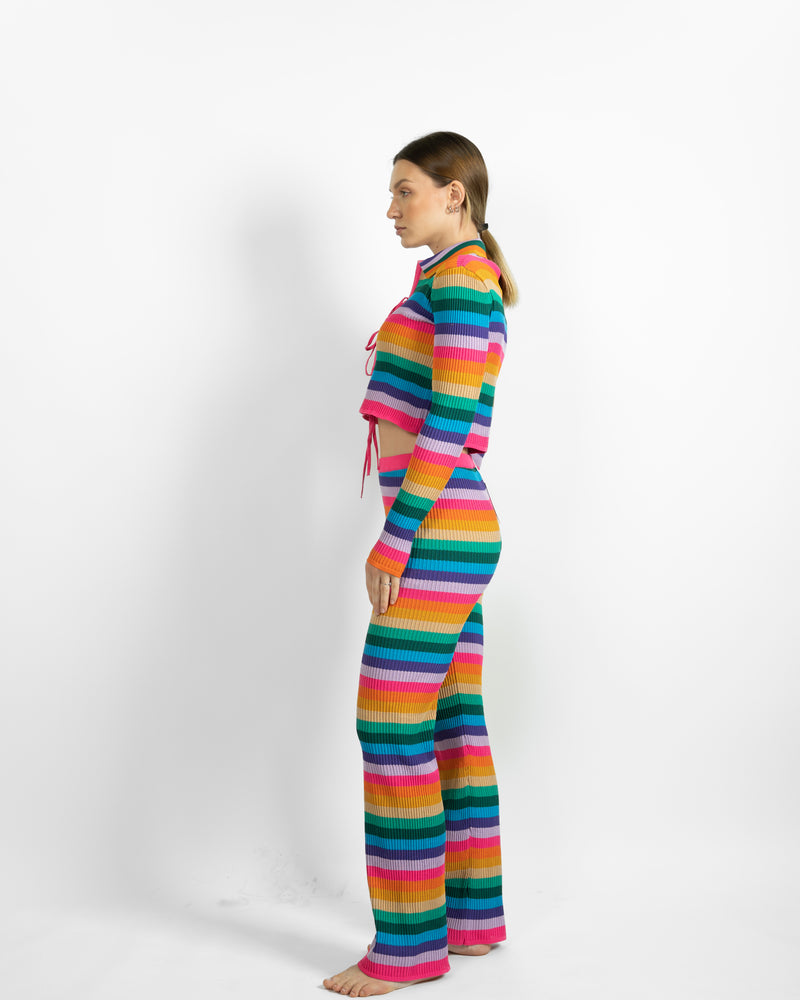 Rainbow Stripe Trousers