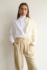 Pleated trouser